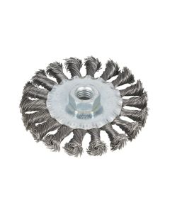 Bluespot Tools 19217 100mm Flat Twist Knot Wire Wheel M14