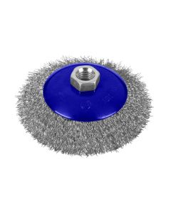 Bluespot Tools 19220 115mm Steel Bevel Wire Cup Brush M14