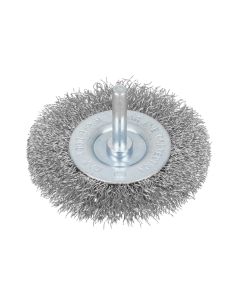 Bluespot Tools 19222 75mm Flat Steel Wire Wheel Brush