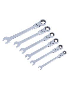 Bluespot Tools 4312 6 Piece Flexible Head Ratchet Set
