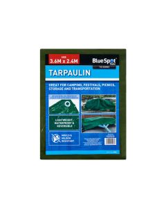 Bluespot Tools 45926 Green Tarpaulin 3.6 x 2.4m