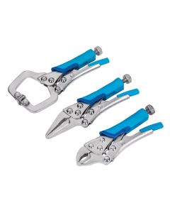 Bluespot Tools 6528 Mini Locking Pliers Set 3 Piece