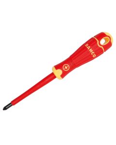 Bahco B142001080 VDE Insulated Pozidriv Screwdriver PZ1 x 80mm