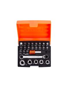 Bahco 2058S26 1/4in Drive Socket Set 26 Piece
