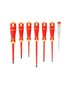 Bahco B220027 7 Piece Insulated Screwdriver Set