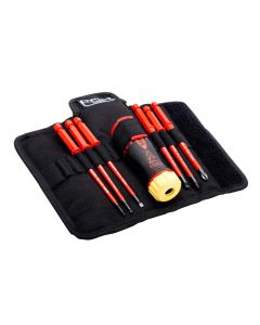 Bahco 808061 Insulated Ratcheting Screwdriver Set 6 Piece