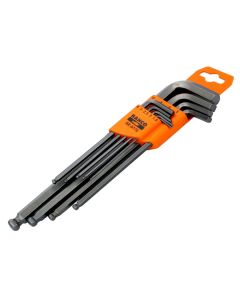 Bahco BE9770 9 Piece Metric Long Ball-End Hex Key Set