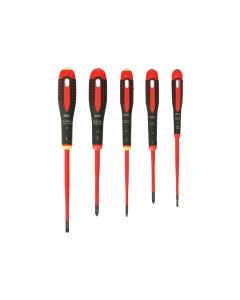 Bahco BE9881SL ERGO™ Slim VDE Insulated Screwdriver Set 5 Piece