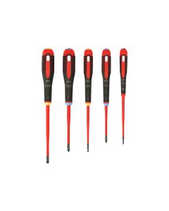 Bahco BE9882SL ERGO™ Slim VDE Insulated Screwdriver Set 5 Piece