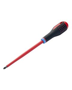 Bahco BE8811S ERGO™ VDE Insulated Pozi Screwdriver PZ1 x 80mm
