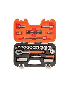 Bahco S330 3/8in Drive Socket Set with Ratchet 34 Piece