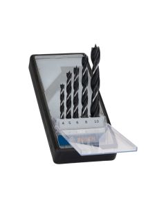 Bosch Powertool Accessories Bosch 2607010527 5 Piece Pro Wood Brad Point Drill Bit Set