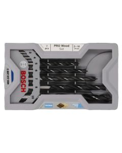 Bosch Powertool Accessories Bosch 2607017034 Brad Point Drill Bit Set 7 Piece
