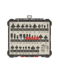 Bosch Powertool Accessories Bosch 2607017476 Router Bit Mixed Set 30 Piece