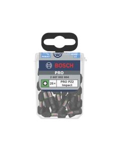 Bosch Powertool Accessories Bosch 2608522404 Impact Control PZ2 Screwdriver Bit (Pack 25)