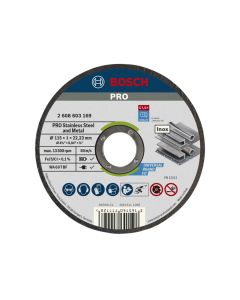 Bosch Powertool Accessories Bosch 2608603254 115 x 1.0 x 22.23mm Stainless Steel and Metal