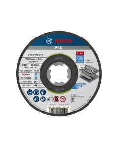 Bosch 2608619266 PRO X-LOCK 115mm Metal Cutting Disc (Pack of 10)
