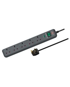 Brennenstuhl 1156753 5-Gang Extension Lead 2m