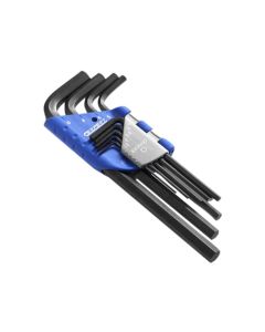 Expert E113947 9 Piece Metric Hexagon Key Long Arm Set