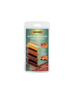 Briwax BWSWSMED Wax Filler Sticks Medium Wood Shades