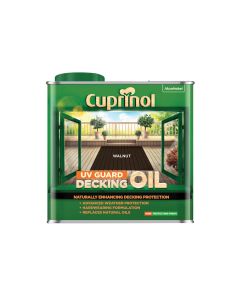 Cuprinol 5380729 UV Guard Decking Oil Walnut 2.5 Litre
