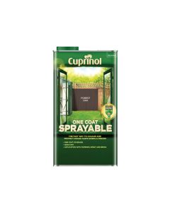 Cuprinol 5355972 One Coat Sprayable Fence Treatment Forest Oak 5 Litre
