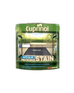 Cuprinol 5122405 Anti-Slip Decking Stain Black Ash 2.5 Litre