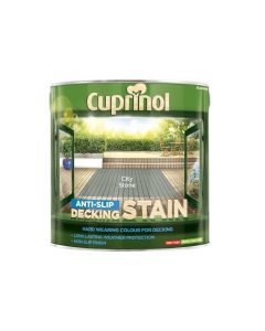 Cuprinol 5122408 City Stone Anti-Slip Decking Stain 2.5 Litre
