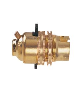 Dencon 101NB 1/2in Switched Lamp Holder