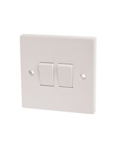 Dencon 4403NB 2-Gang 2-Way Light Switch 10A