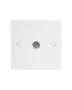 Dencon 7119NB Single Flush Coax TV Socket