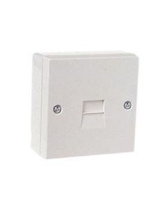 Dencon 7201 Telephone Socket 1 Way White