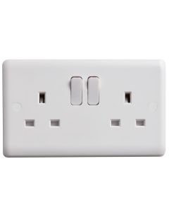 Deta Vimark VC1209S 2-Gang 13A Switched Socket