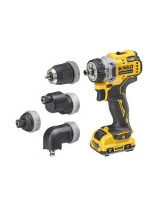 Dewalt Power Tools Dewalt DCD703L2TGB 12V XR Brushless Multi-Head Drill Driver with 2 ×