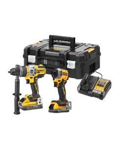 Dewalt Power Tools Dewalt DCK2052H1E1TGB 18V Twin Kit with 1 × 1.7Ah & 1 × 5.0Ah Batteries