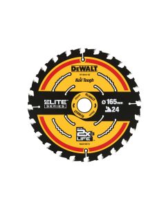 Dewalt DT10624 EXTREME Second Fix Circular Saw Blade 165 × 20mm × 24T
