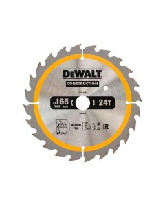 Dewalt DT1949 165mm x 20mm x 24T Construction Circular Saw Blade
