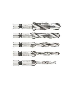 Dewalt Power Tools Dewalt DT50060QZ Impact Ready Drill Tap Set 5 Piece
