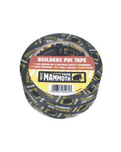 Everbuild Sika Everbuild 488626 50mm x 33m Black PVC Builder's Tape