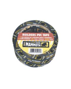Everbuild Sika Everbuild 488627 75mm x 33m Black PVC Builder's Tape