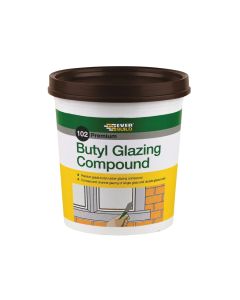 Everbuild Sika Everbuild 489029 2kg Butyl Glazing Compound Brown