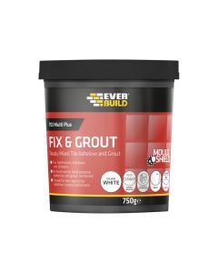 Everbuild Sika Everbuild 487078 7.5kg Fix & Grout Tile Adhesive