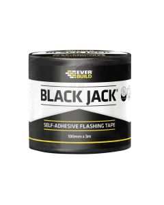 Everbuild Sika Everbuild 490255 Black Jack Flashing Tape 100mm x 3m
