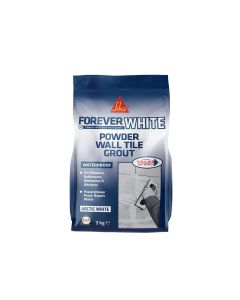 Everbuild Sika Everbuild 485874 Forever White Powder Wall Tile Grout 3kg