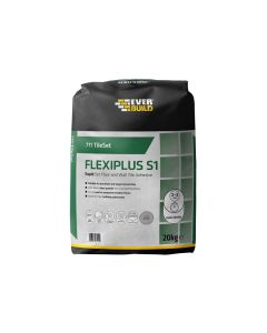 Everbuild Sika Everbuild 486660 Flexiplus Tile Adhesive Grey 20kg
