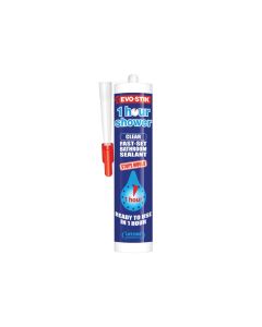 Evo-stik 30613700 1 Hour Shower Sealant Clear 310ml