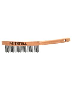 Faithfull FAI5803F Three Row Scratch Brush