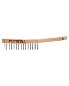 Faithfull FAI6802F Heavy-Duty Scratch Brush Two Row