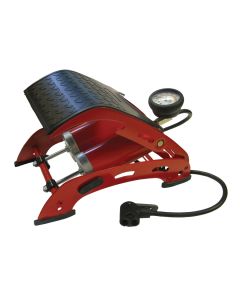 Faithfull FAIAUFPUMP2 Foot Pump Double Cylinder with Gauge