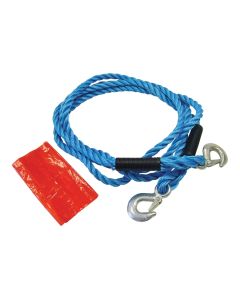 Faithfull FAIAUTR2TON 4m 2 Tonne Tow Rope with Metal Hooks